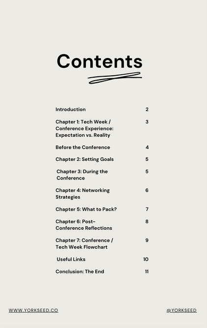 Yorkseed conference | tech week survival guide Yorkseed conference | tech week survival guide