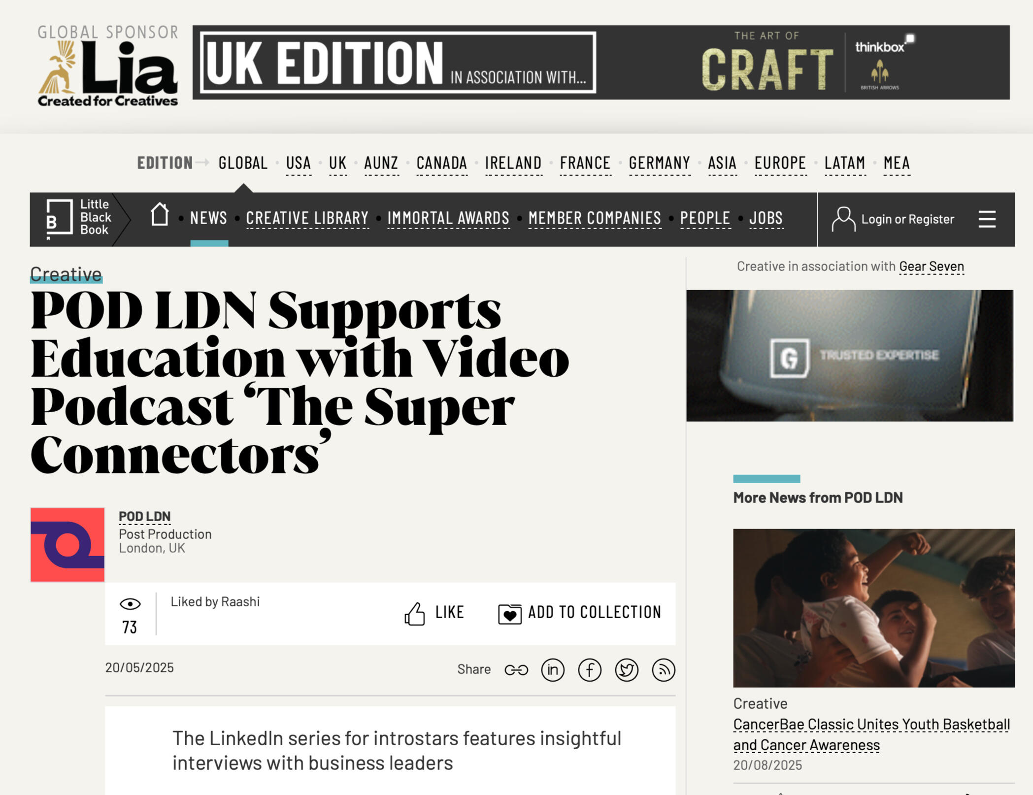 Little Black Book: Yorkseed Featured in The Super Connectors Video Podcast (May 2025)