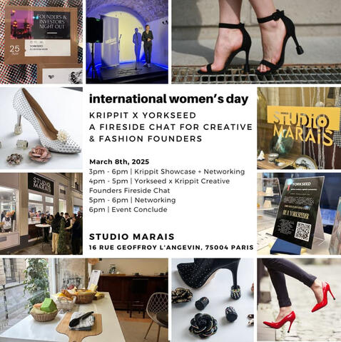 Krippit x Yorkseed: A Fireside Chat for Creative & Fashion Founders