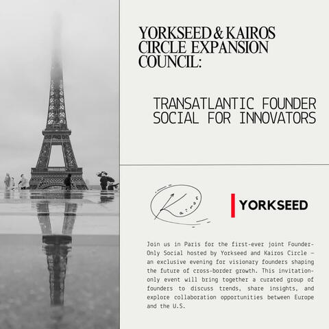 Kairos Circle x Yorkseed: Transatlantic Founder Social for Innovators