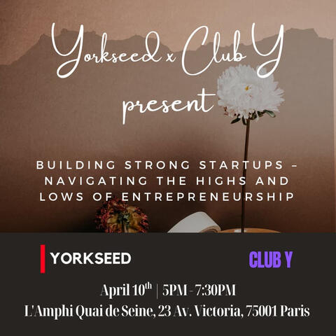 Yorkseed x Club Y Presents: The Startup Rollercoaster – Navigating Growth, Stress, and Community Building