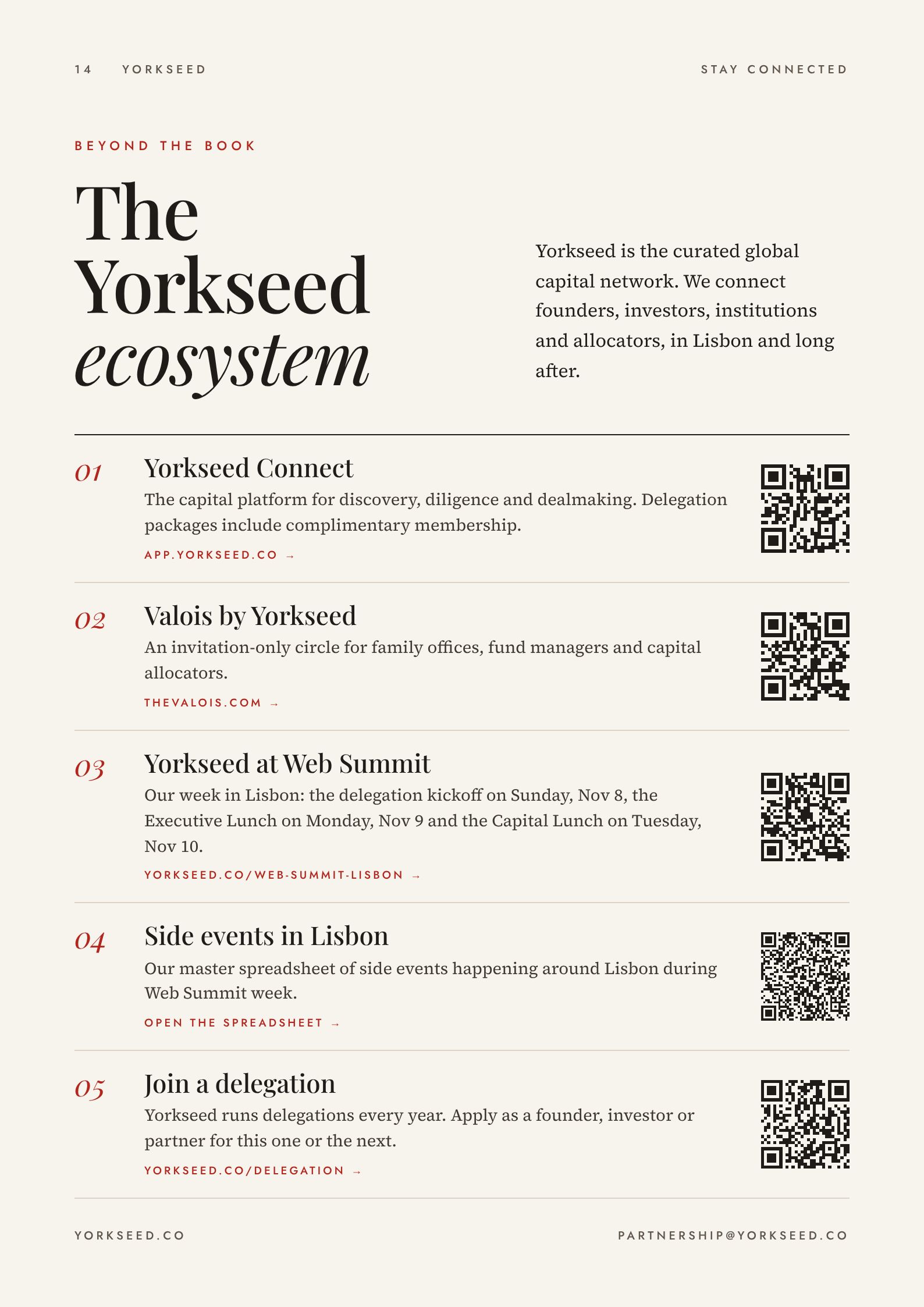 Page 14: The Yorkseed Ecosystem