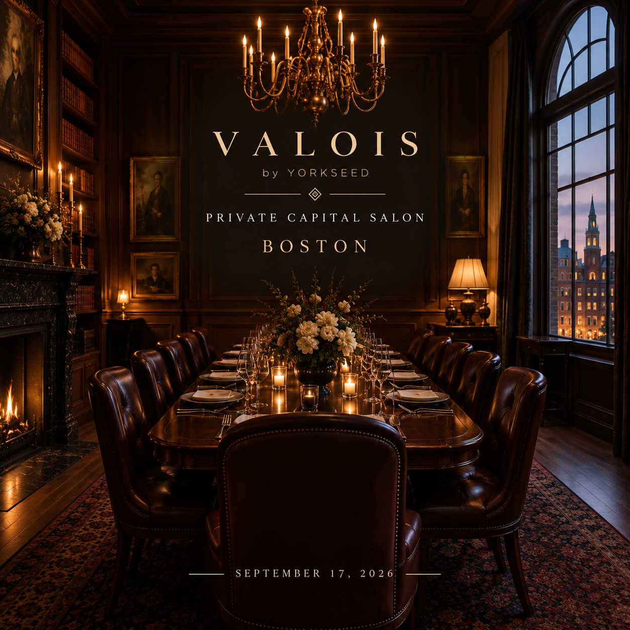 Valois by Yorkseed — Private Capital Salon, Boston, September 17, 2026